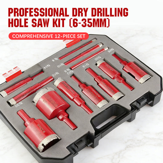 🏠 LIMITED-TIME 35% OFF! ✨Professional Dry Drilling Hole Saw Kit (6-35mm)