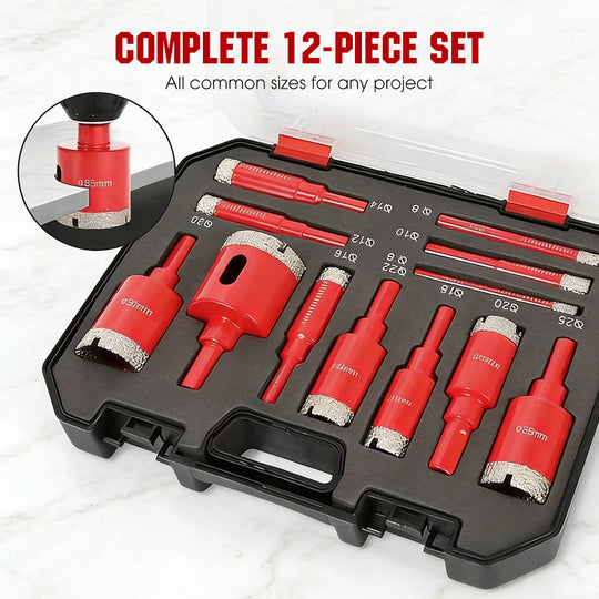 🏠 LIMITED-TIME 35% OFF! ✨Professional Dry Drilling Hole Saw Kit (6-35mm)