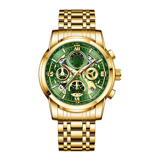 ⌚  Men's Classic Quartz Watch – Durable Band, Timeless Style 🖤