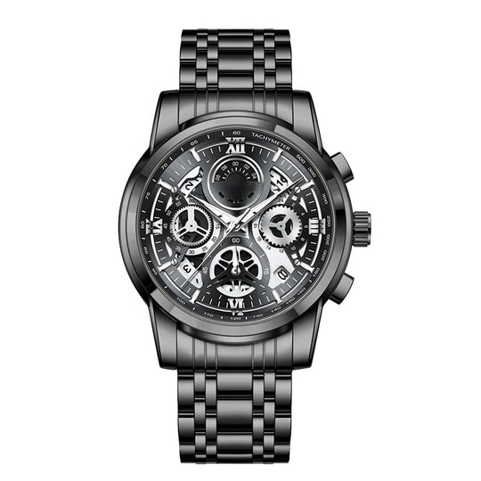 ⌚  Men's Classic Quartz Watch – Durable Band, Timeless Style 🖤