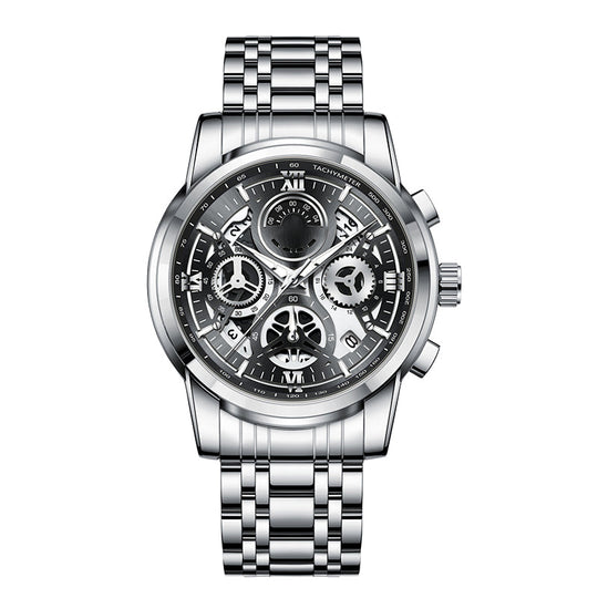 ⌚  Men's Classic Quartz Watch – Durable Band, Timeless Style 🖤