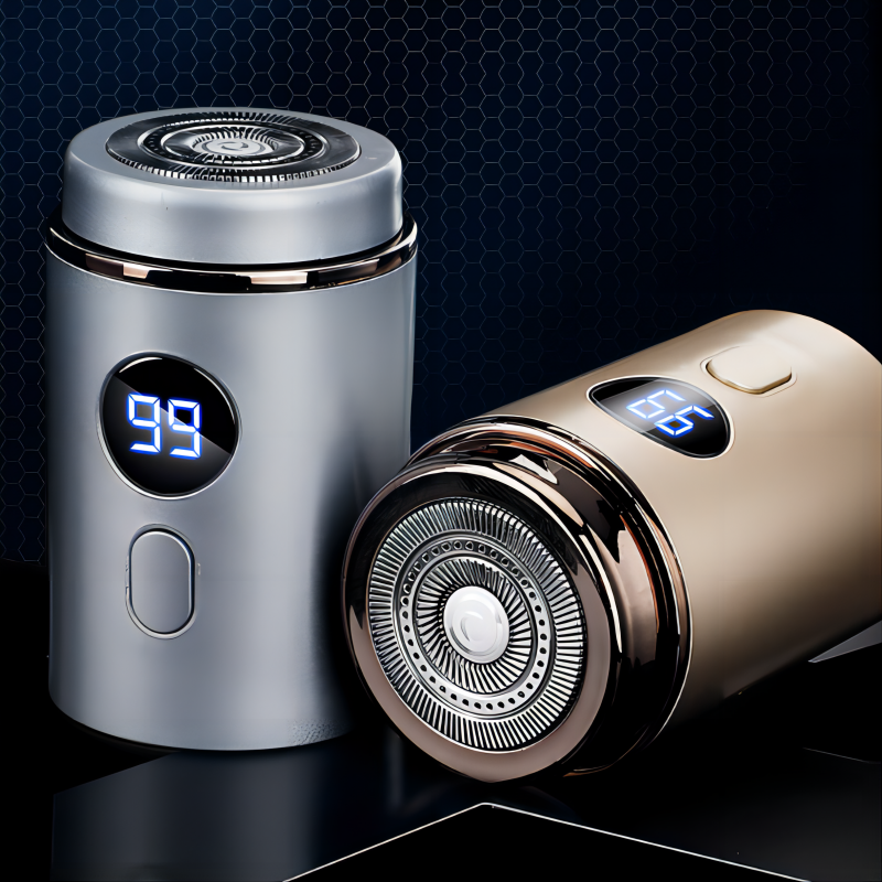 Mini Electric Shaver – 18 Blades, 3D Floating Heads & LED Display – Wet/Dry, Quiet & Travel-Ready