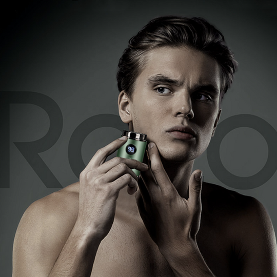 Mini Electric Shaver – 18 Blades, 3D Floating Heads & LED Display – Wet/Dry, Quiet & Travel-Ready