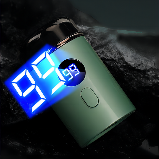 Mini Electric Shaver – 18 Blades, 3D Floating Heads & LED Display – Wet/Dry, Quiet & Travel-Ready