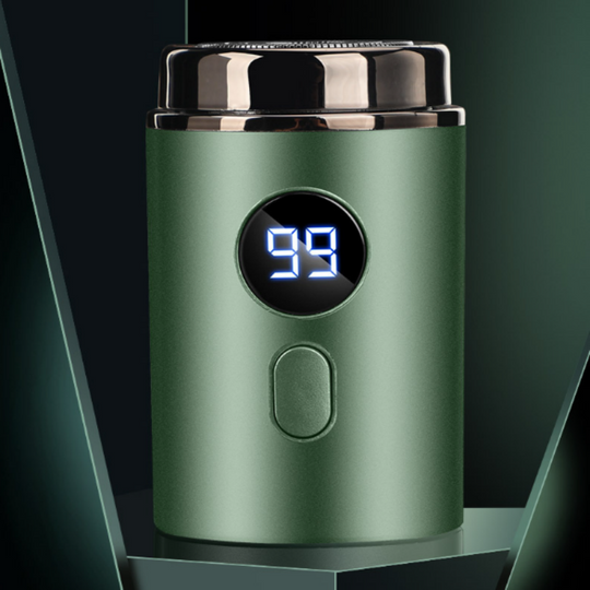 Mini Electric Shaver – 18 Blades, 3D Floating Heads & LED Display – Wet/Dry, Quiet & Travel-Ready