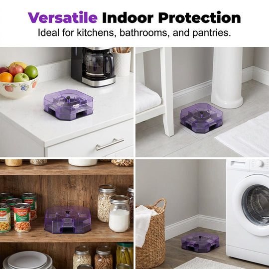 Reusable Effective Roach Trap， Non-Toxic Sticky Cockroach Catcher for Kitchen Home Indoor Pest Control