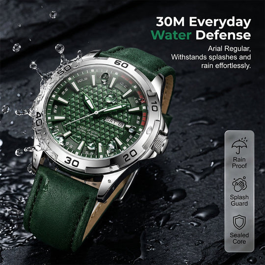 💡 Men's Luminous Quartz 30M Sports Wristwatch – Bright glow & durable – Perfect for sports, daily or outdoor – reliable and stylish 🏃‍♂️✨💪