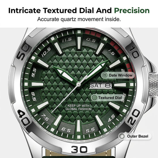💡 Men's Luminous Quartz 30M Sports Wristwatch – Bright glow & durable – Perfect for sports, daily or outdoor – reliable and stylish 🏃‍♂️✨💪