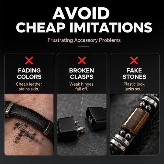⏳🔥LIMITED-TIME 30% OFF! ⏰🧵 Braided PU Leather Bracelet for Men & Women – Tiger Eye Stone, Unisex, Layered Design ✨