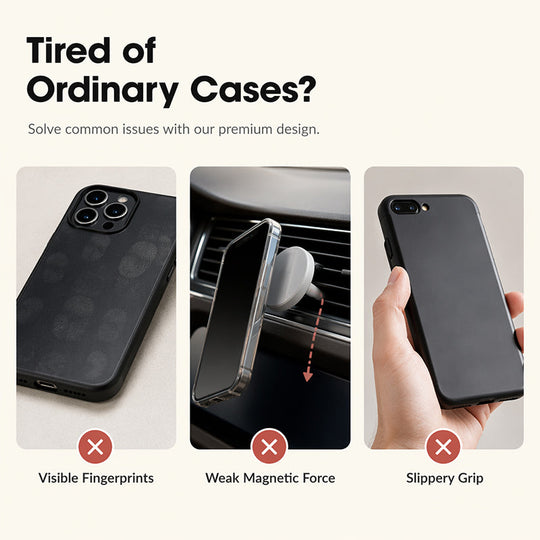 🧲 Magnetic Gradient Phone Case with Built-in Stand – Strong magnet, gradient design & adjustable stand – Perfect for hands-free viewing & daily protection ✨