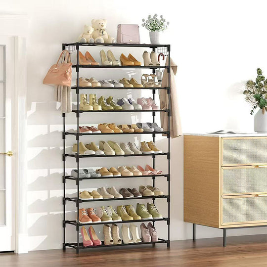 10-Tier Vertical Shoe Rack Organizer