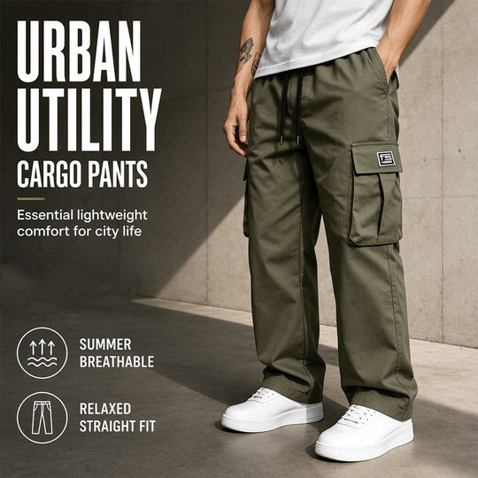 ⏳Limited time Sale 70% OFF🏆Men's Casual Loose Fit Cargo Pants