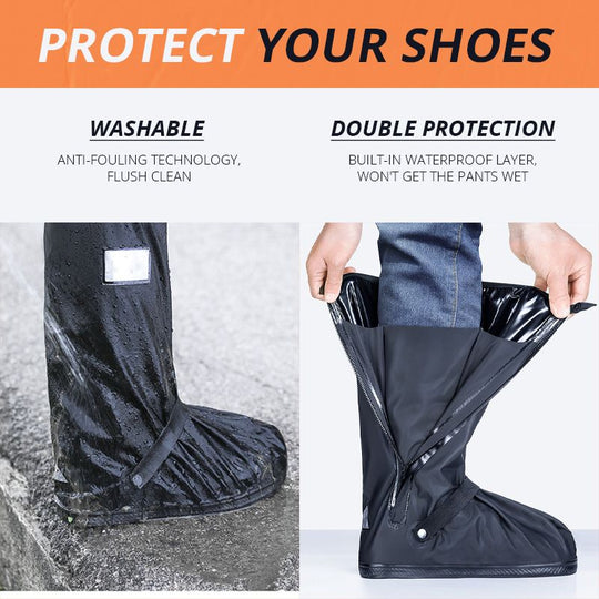 Reusable Waterproof Boot Covers for Rain, Mud & Snow