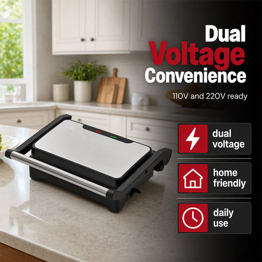 ⏰ LIMITED TIME 40% OFF! 🔥Electric Sandwich Press and Panini Maker with 180-Degree Flat Grill