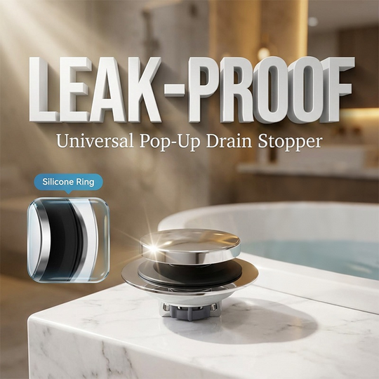 Universal Pop-Up Bathtub Drain Stopper