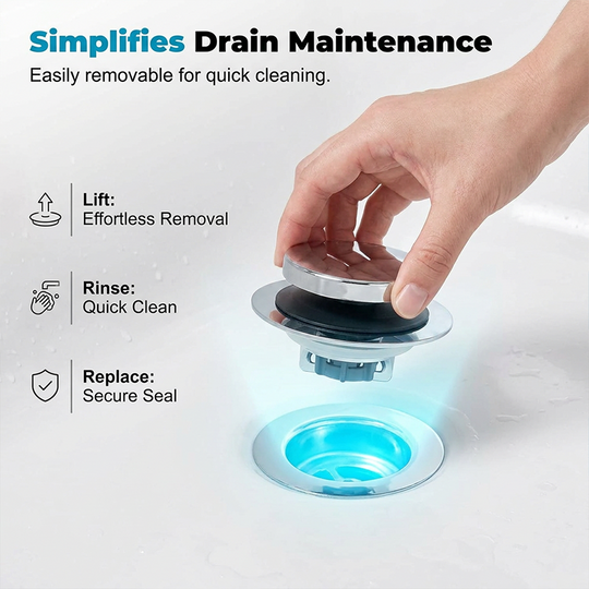 Universal Pop-Up Bathtub Drain Stopper