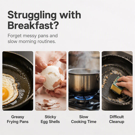 🥳2026 HOT SALE🥳💞50K+ SOLD! 🥗Microwave Egg Poacher – Dual‑cavity, non‑stick & easy clean. Healthier than frying – stock up & save! 🏠✅