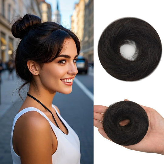 🎀Buy 1 Get 1 Free🔥Instant Color Hair Bun Extension – Voluminous Hair Scrunchie