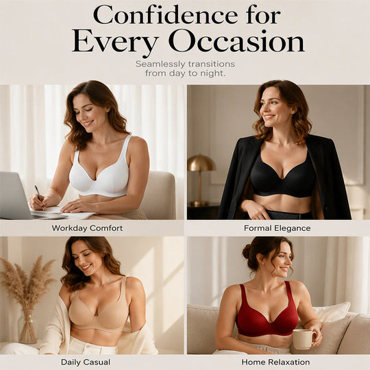 ❤️ Women's Plus Size Underwire Bra Push Up Anti-Sagging Comfortable Brassiere