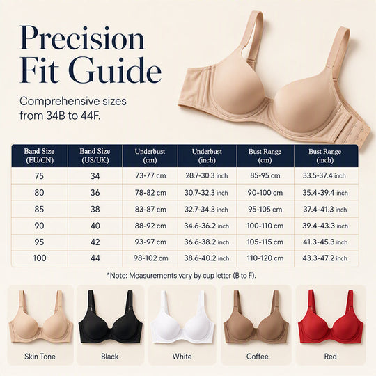 ❤️ Women's Plus Size Underwire Bra Push Up Anti-Sagging Comfortable Brassiere