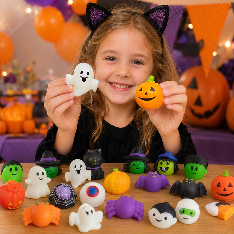 🎃 40% OFF! Halloween Squishy Toy Set🪄Washable & Reusable🧹Party Favors & Trick-or-Treat 👻
