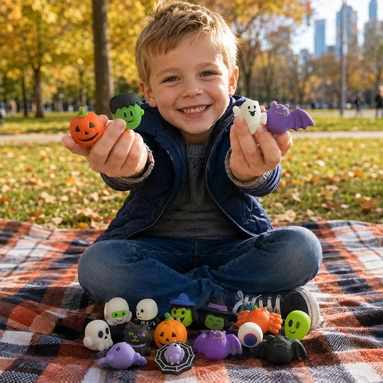 🎃 40% OFF! Halloween Squishy Toy Set🪄Washable & Reusable🧹Party Favors & Trick-or-Treat 👻