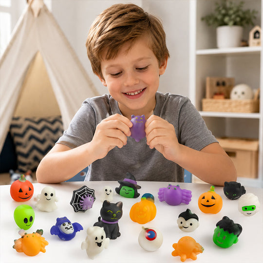 🎃 40% OFF! Halloween Squishy Toy Set🪄Washable & Reusable🧹Party Favors & Trick-or-Treat 👻