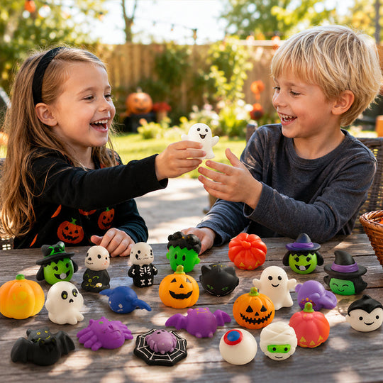 🎃 40% OFF! Halloween Squishy Toy Set🪄Washable & Reusable🧹Party Favors & Trick-or-Treat 👻