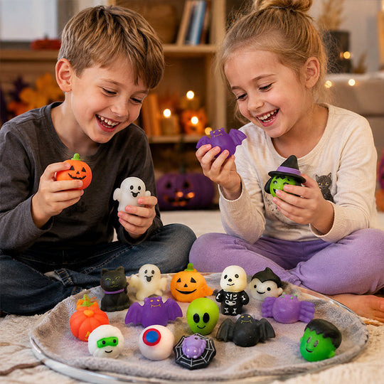 🎃 40% OFF! Halloween Squishy Toy Set🪄Washable & Reusable🧹Party Favors & Trick-or-Treat 👻