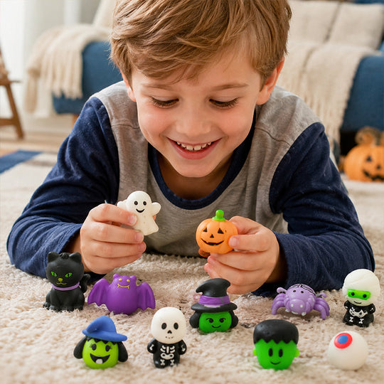 🎃 40% OFF! Halloween Squishy Toy Set🪄Washable & Reusable🧹Party Favors & Trick-or-Treat 👻