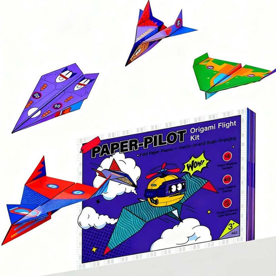 2026 HOT SALE50K+ SOLD! 🏆Creative DIY Paper Airplane Set For Kids – 16 unique designs, pre-scored fold lines make it easy. Premium paper for smooth glides – hours of hands-on fun!