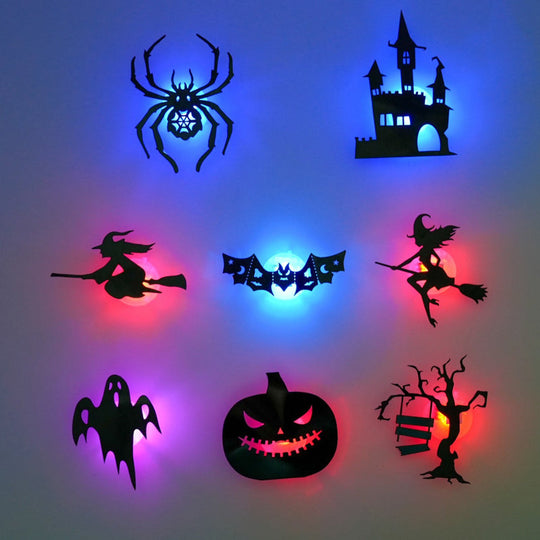 Halloween Glow in Dark Wall Stickers (8 PCS）