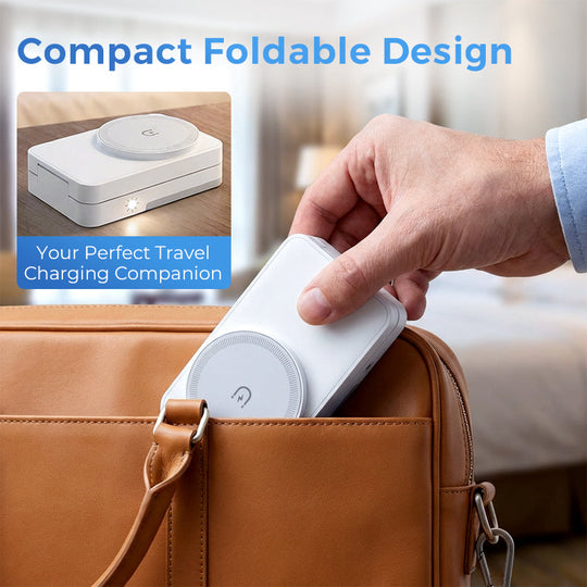 📱50K+ SOLD🔋 3-in-1 Foldable Magnetic Charging Stand for Everyday Devices