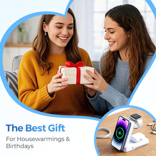📱50K+ SOLD🔋 3-in-1 Foldable Magnetic Charging Stand for Everyday Devices