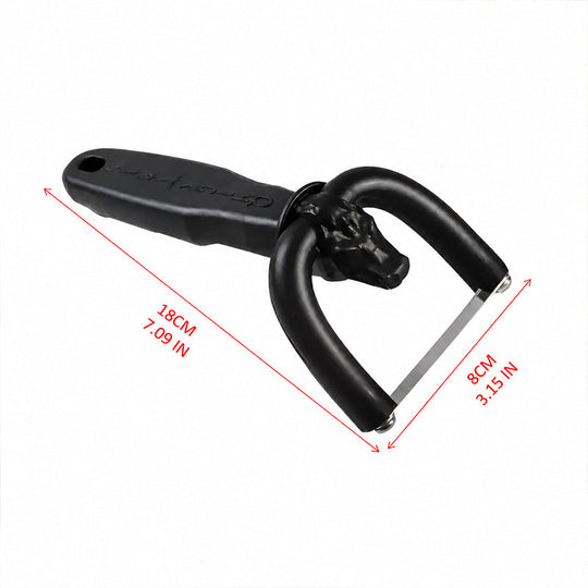 HOT SALE50K+ SOLD! 🎁 U-shaped holder, sharp stainless blade & non-slip grip. Trim fat, save meat – grab yours!