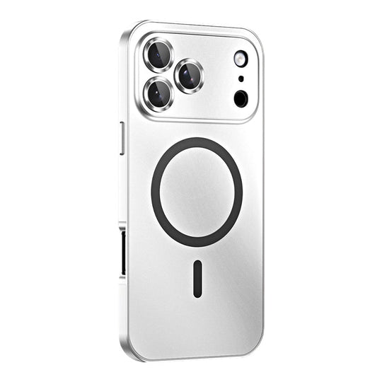 Magnetic Buckle Case with Metal Frame for iPhone
