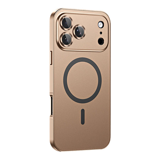 Magnetic Buckle Case with Metal Frame for iPhone