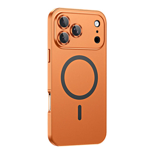 Magnetic Buckle Case with Metal Frame for iPhone