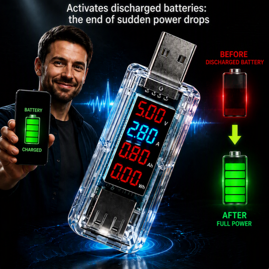 USB Smartphone Battery Repair Dongle – Plug‑&‑Play, No Disassembly, Optimise Your Phone Battery Performance!