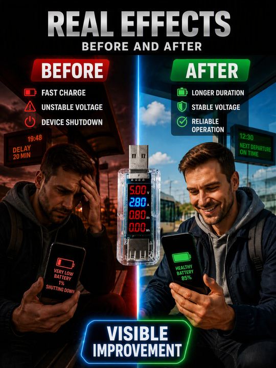 USB Smartphone Battery Repair Dongle – Plug‑&‑Play, No Disassembly, Optimise Your Phone Battery Performance!