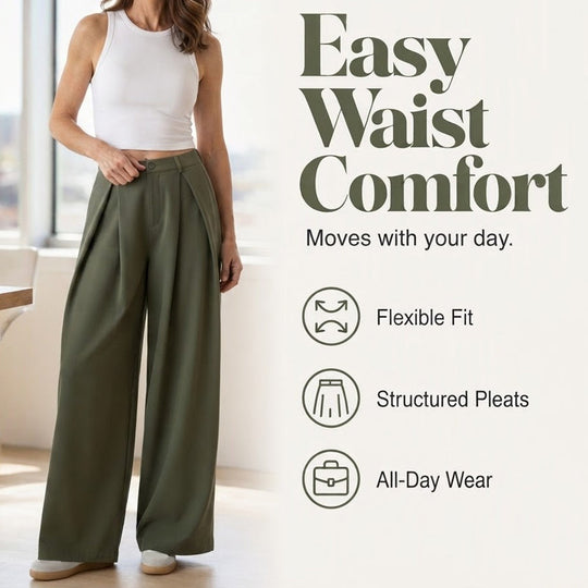 New Arrivals🛍️Women's Pleated Wide Leg Pants