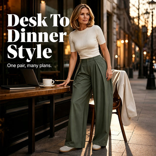 New Arrivals🛍️Women's Pleated Wide Leg Pants