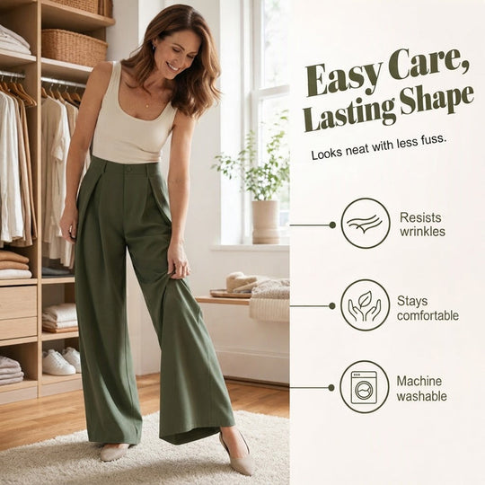 New Arrivals🛍️Women's Pleated Wide Leg Pants