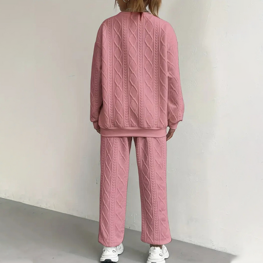 💖Black Friday Mega Deal – 50% off!💖Casual Long Sleeve Knit Pullover & Pants 2-Piece Set