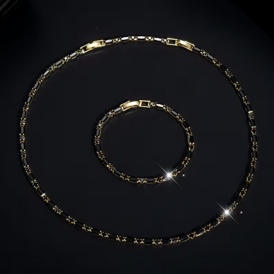 ⏳Time-Limited Special⏰Sparkling Jewelry Set for Men – Statement Cubic Zircon, Refined Street Luxe & Adjustable Fit ⛓️