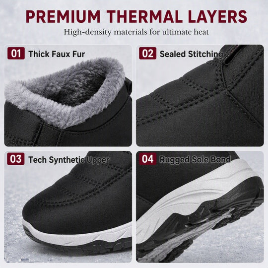 ❄️New Arrivals - Warm Slip-On Boots – Plush Lining, Non-Slip Sole