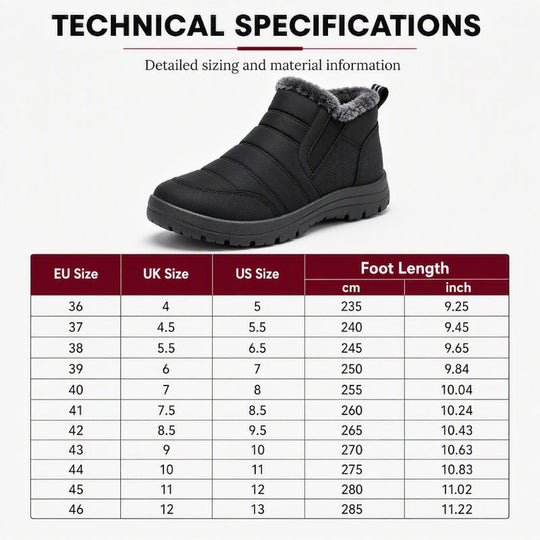 ❄️New Arrivals - Warm Slip-On Boots – Plush Lining, Non-Slip Sole
