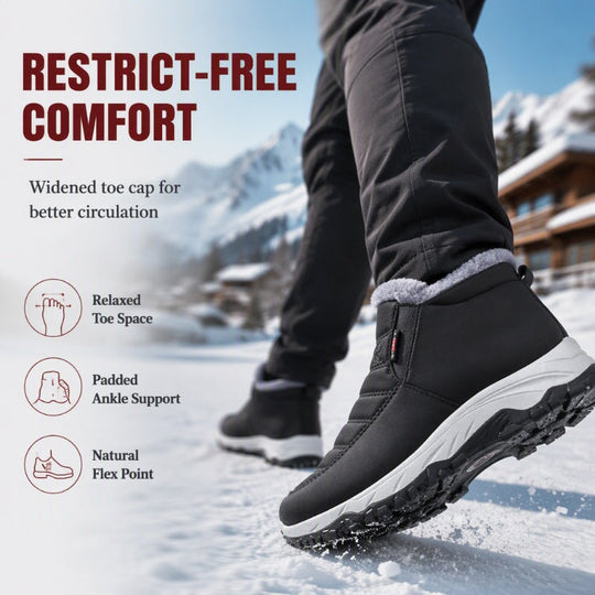 ❄️New Arrivals - Warm Slip-On Boots – Plush Lining, Non-Slip Sole
