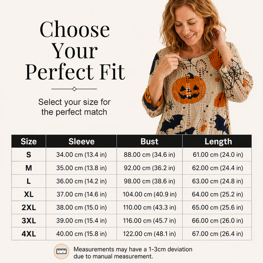 🎃 Latest Design | Women's Halloween Pumpkin-Print Batwing Knit Sweater