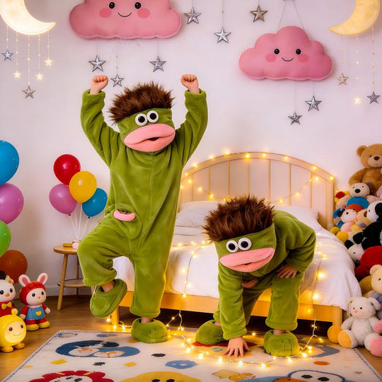 Cozy Coral Fleece Character Pajamas